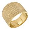925 Silver Jumbo Diamond Cigar Ring - Image 2