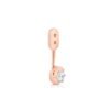 925 Silver Jupiter Ear Jacket in sterling silver with gold plating