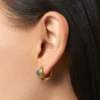 925 Silver Kinsley Hoops - Image 6