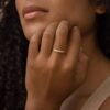 925 Silver Lace Pave Diamond Ring