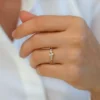 925 Silver Large Diamond Cluster Ring - Image 3