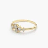 925 Silver Large Diamond Cluster Ring - Image 6