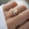925 Silver Large Pear Engagement Ring - Image 7