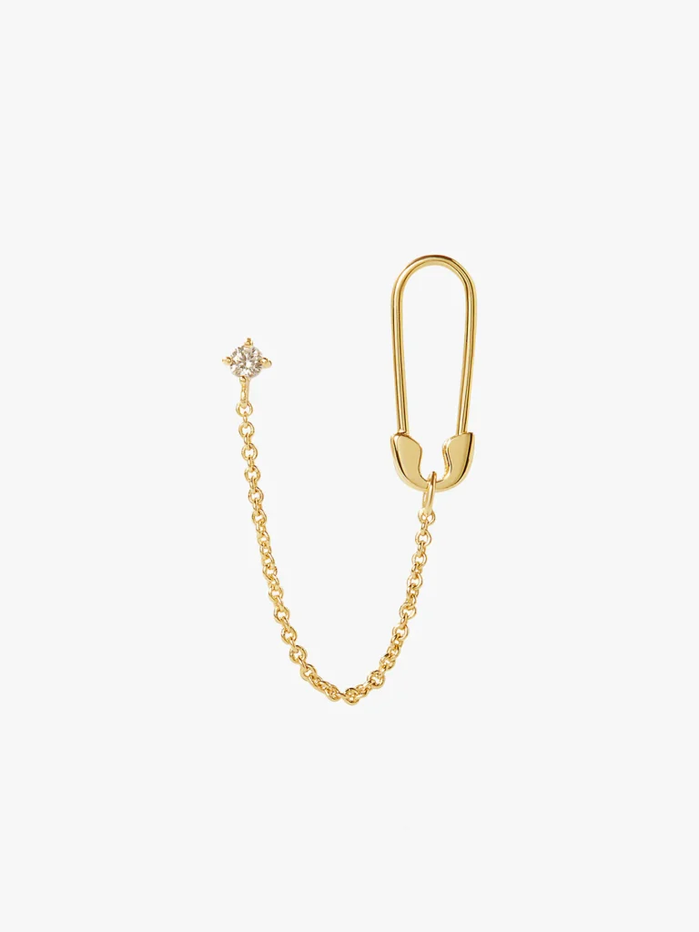 925 Silver Lena Chain Earrings