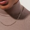 925 Silver Leo Regular Short Necklace - Image 4