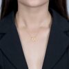 925 sterling silver pendant with thick gold plating