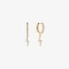 925 Silver Lightning Bolt Earring - Image 6