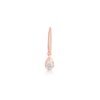 925 Silver Lily Huggies with premium CZ diamond sparkle