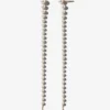 925 Silver Long Cascading Pearl Earrings - Image 2