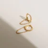 925 Silver Lou Hoops - Image 2