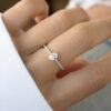 925 Silver Maddy Ring in 925 Sterling Silver and thick gold plating