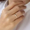 925 silver engagement ring with marquise-cut CZ centre stone