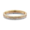 925 Silver Micro Diamond Eternity Bands (Set of 3) - Image 2