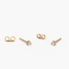 925 Silver mini studs with thick gold plating
