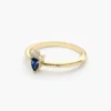 925 sterling silver ring with thick gold plating finish
