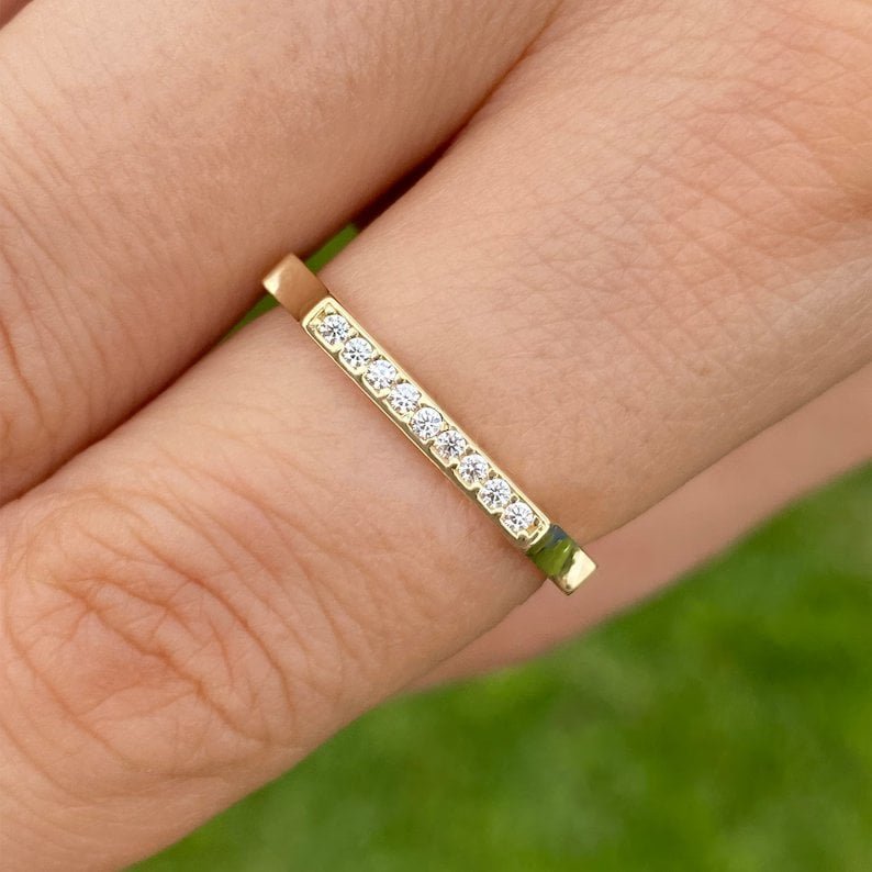 925 Silver Minimal Bar Ring