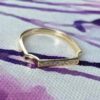 925 Silver Minimal Bar Signet Ring - Image 4