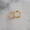 925 Silver Minimalist Hoop Earrings - Image 6