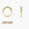 925 Silver Mixed Cut Diamond Ring - Image 3
