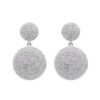 925 Silver Moissanite Dangle Earrings