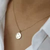 925 Silver Moon and Crescent Necklace - Image 5