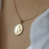 925 Silver Moon and Crescent Necklace - Image 6