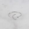 925 Silver Moon Ring - Image 3