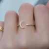 925 Silver Moon Ring - Image 7