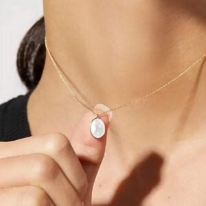 925 Silver Mother Of Pearl Necklace