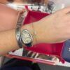 925 Silver Multi-shape 2-Diamond Statement Bracelet - Image 6