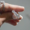 925 Silver Multi-shape Diamond Ring - Image 3