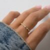 925 Silver Multi-Stone Diamond Ring - Image 4