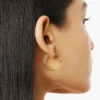 925 Silver Natasha Hoops - Image 3