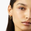 925 Silver Natasha Hoops - Image 4