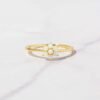 925 Silver Opal Flower Ring
