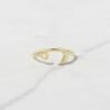 925 Silver Opal Moon Ring - Image 2
