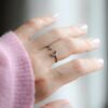 925 Silver Opal Moon Ring - Image 7