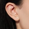 925 Silver Opal Stud Earring