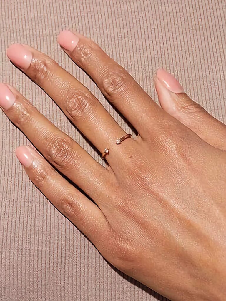 925 Silver Open Diamond Ring