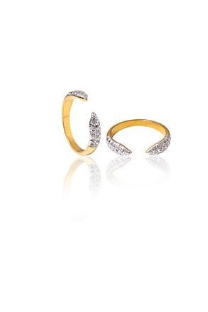 925 Silver Open Diamond Ring - Image 4