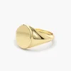 925 Silver Oval Signet Ring - Image 2