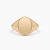 925 Silver Oval Signet Ring - Image 6