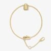 925 Silver Padlock Bracelet - Image 6