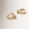 925 Silver Papillon Hoops