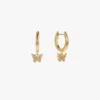 925 Silver Papillon Hoops - Image 5