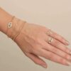925 Silver Pave Diamond Extra-Large Evil Eye Ring - Image 4