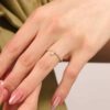 925 Silver Pave Diamond Solo Band Ring