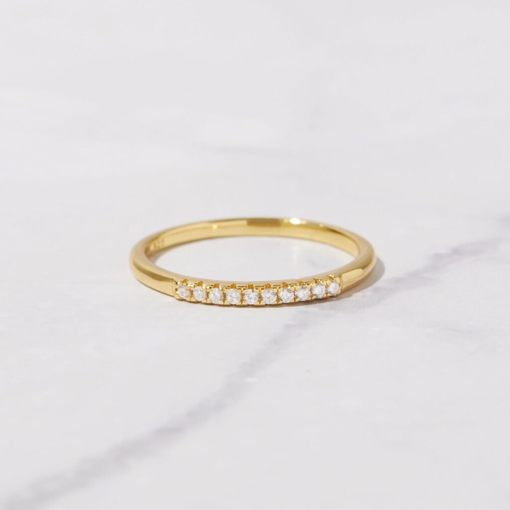 925 Silver Pave Set Ring