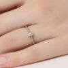 Sterling silver ring finished with thick gold plating