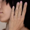 925 Silver Pave Star and Moon Ring - Image 2